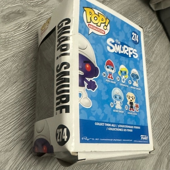 NIB Funko Pop Animation Smurfs 274 Gnap! Smurf Collectible Vinyl Figure. Rare - Picture 2 of 2
